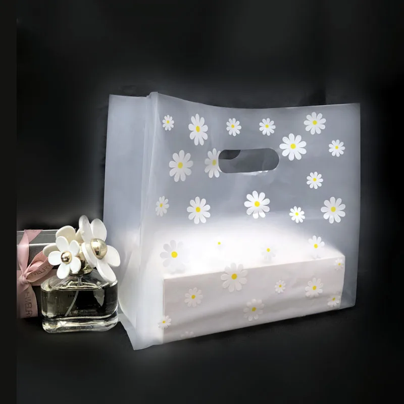 Пластиковая подарочная сумка Daisy 50 шт./лот прозрачная для хранения одежды с