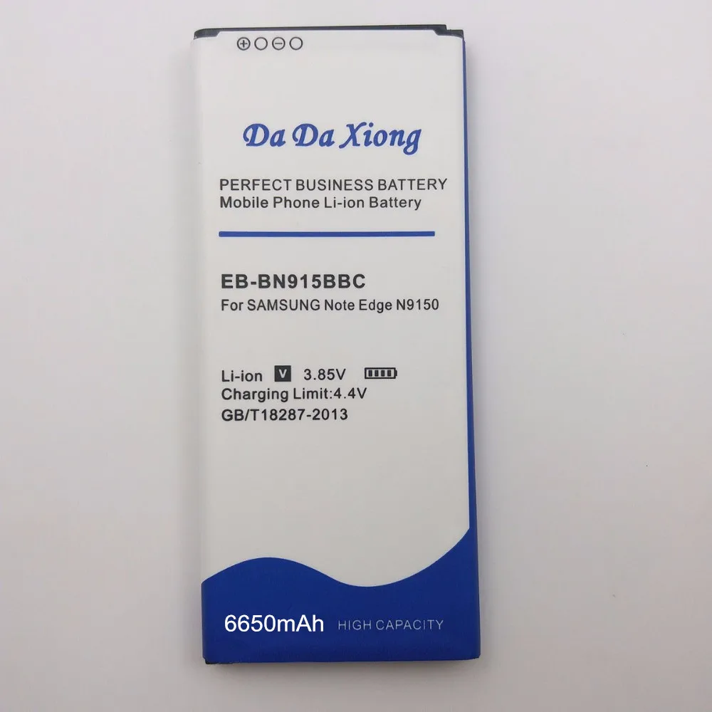 6650 мА/ч EB BN915BBC литий ионный аккумулятор телефона для Samsung Galaxy Note Edge N9150 N915K N915L N915S