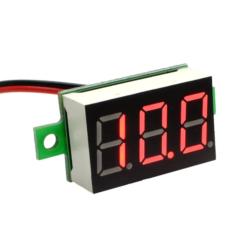 Новый 10 шт./лот 2 провода 0 36 &quot3 Бит Красный цифровой светодиодный дисплей