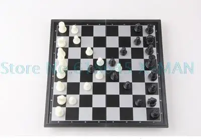 Магнитная настольная шахматная игра белый и черный предмет Pocmrtable самолёт