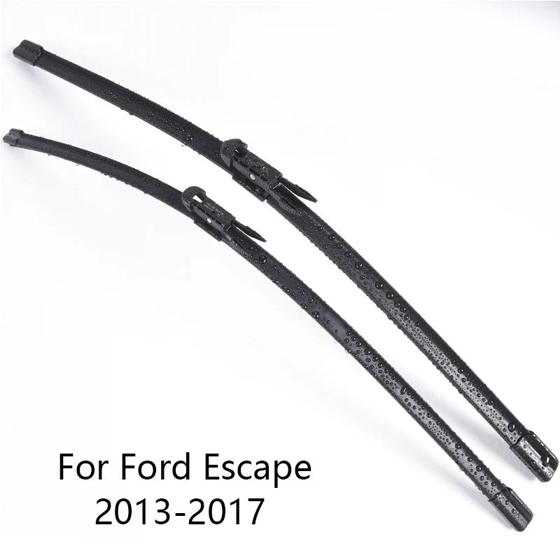 2013-2017 Лезвия очистителей лобового стекла автомобиля для Ford Escape форма 2001 2002 2003 2004 2005 2006 2007 2008 до автомобильный стеклоочиститель Резина - Цвет: 2013-2017