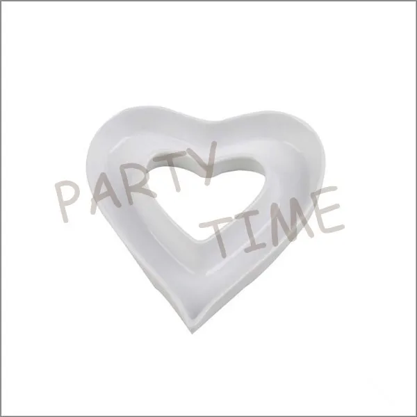 Тарелка в форме сердца тарелка для украшения свадьбы керамическая вечеринки |