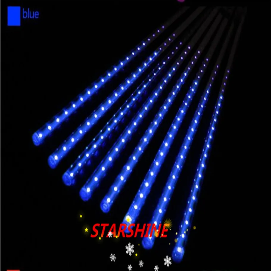 50 см 240LED Метеоритный Дождь трубка Светодиодная Рождественская лампа Свадьба