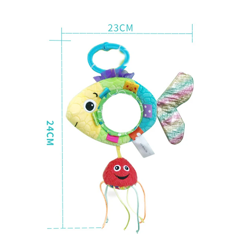 Популярная игрушка для малышей плюшевая детская погремушка детское