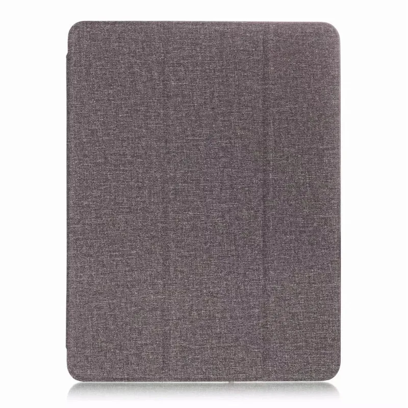 Серый Тонкая Раскрашенная из искусственной кожи чехол для Apple iPad 9,7 с карандашом держатель для iPad Air 1/2 9,7 дюймов чехол для планшета+ защитная пленка - Цвет: Серый