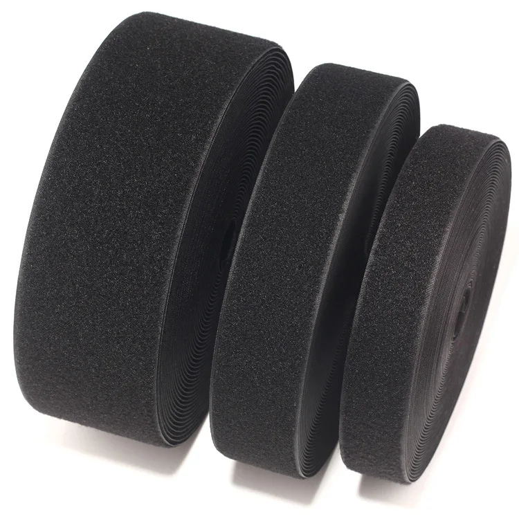 Высокое качество черно-белая Полиэстровая швейная лента для крепления 5 метров