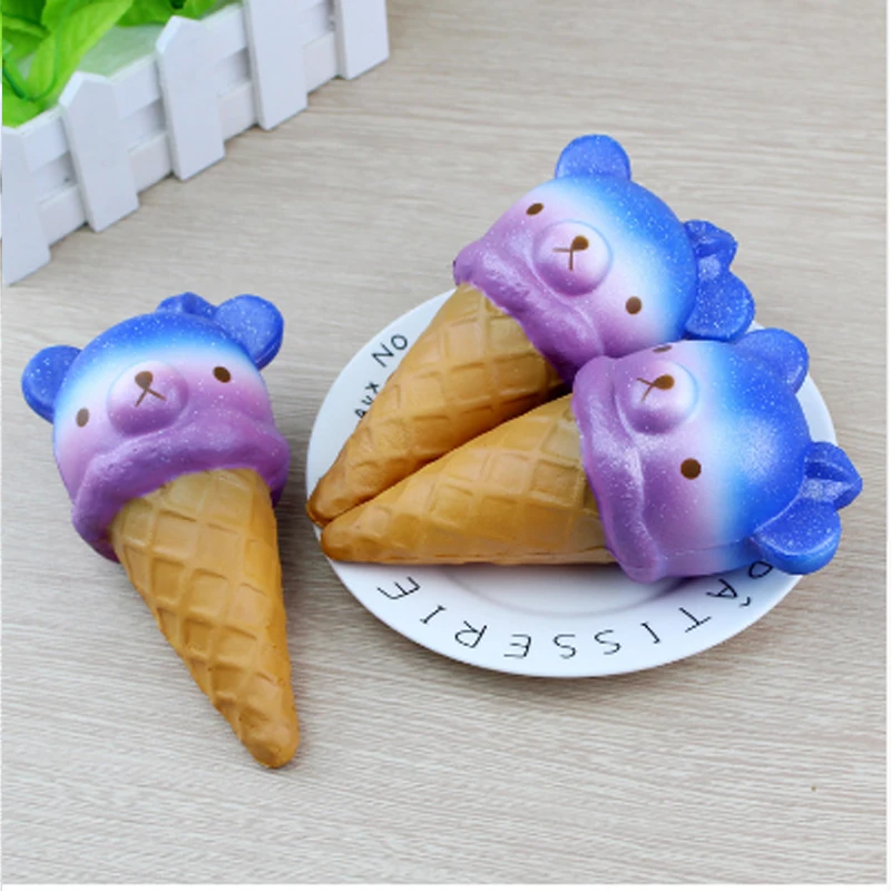 15 см Kawaii Мороженое медведь Ароматические дети мягкие игрушки замедлить рост