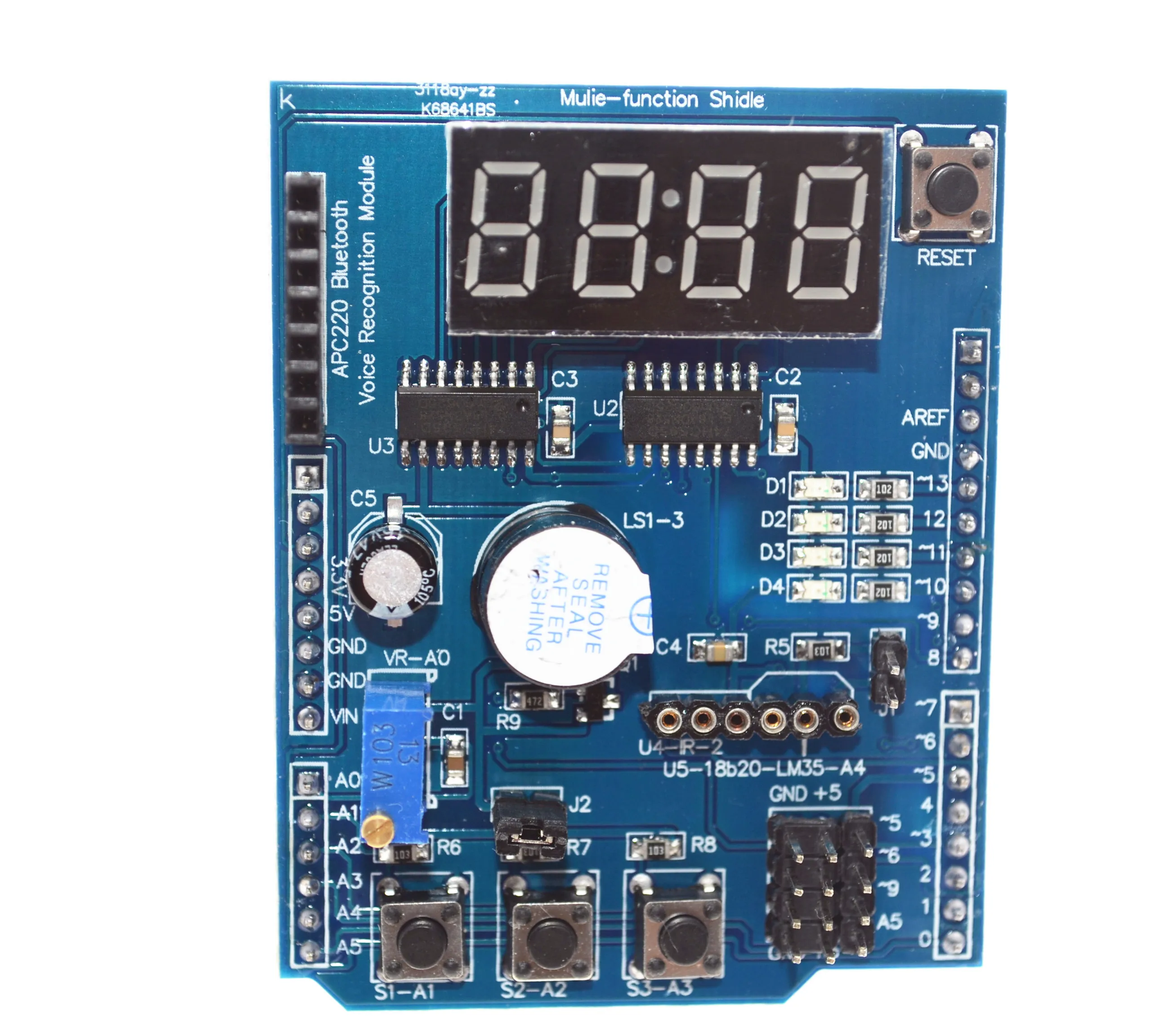 Многофункциональная Плата расширения для Arduino 1 шт. база обучения UNO LENARDO Mega 2560 щит