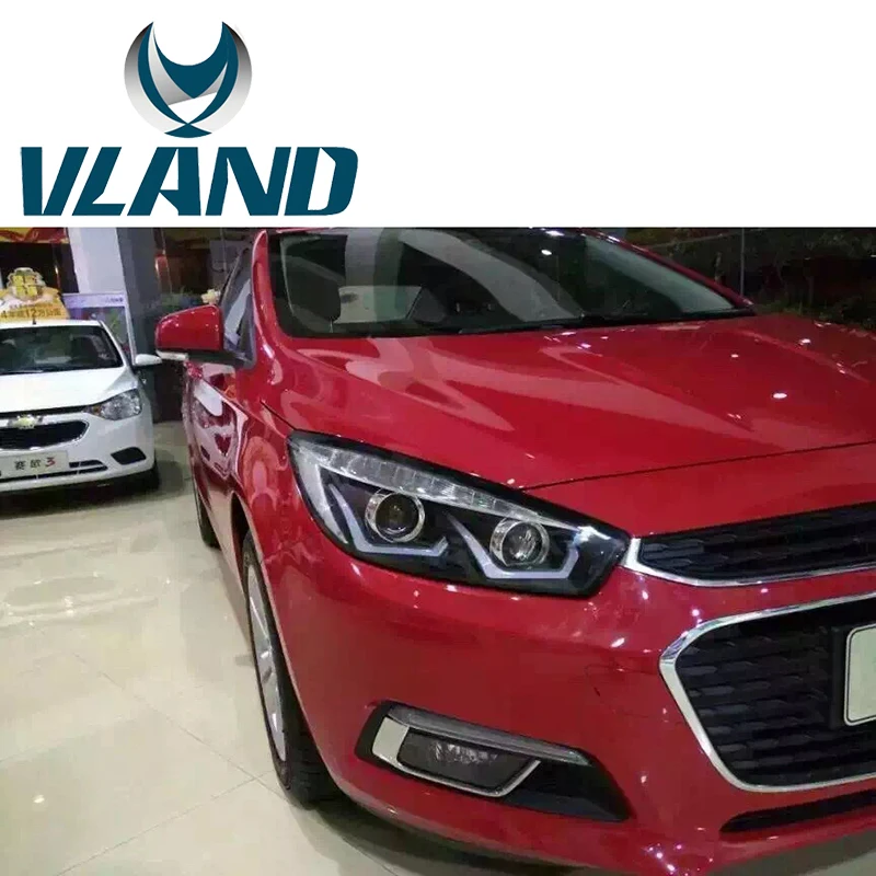VLAND Заводская Автомобильная головная лампа для Cruze светодиодная фара 2015 2016 с