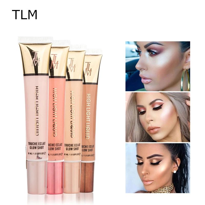 Профессиональный жидкий Хайлайтер для макияжа осветлитель лица основа