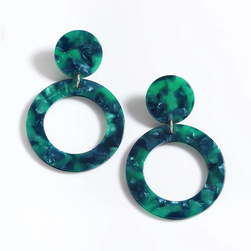 Trendy Brincos green Earrings For Female Drop Elegant Eardrop Jewelry Accessories oorbellen pendientes d'oreille | Украшения и