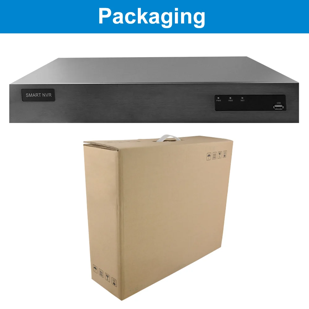 36CH 4 K NVR с 4CH 1080 P распознавание лица сетевой рекордер H.265 Интеллектуальный анализ onvif p2p внешняя сигнализация двухсторонний голос