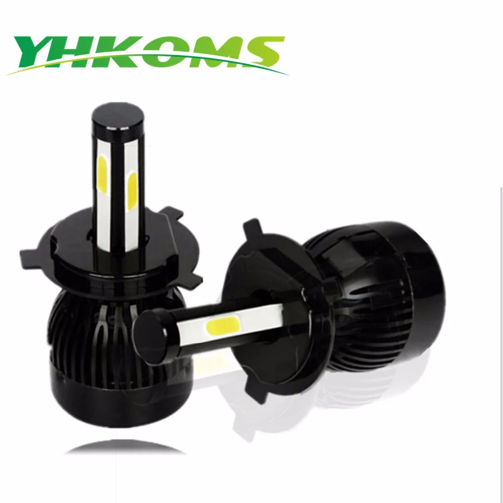 

YHKOMS Car LED Headlight H4 Bulbs H8 H11 9005 9006 H1 H3 9004 9007 5202 880 881 H13 Auto LED Lamp Canbus 80W 8000LM 6000K White