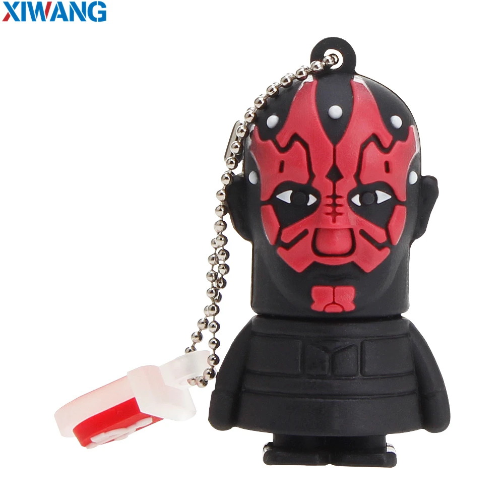 USB флеш-накопитель XIWANG, 64 ГБ, флеш-накопитель, Мультяшные Звездные войны, Дарт Вейдер, 128 ГБ, 32 ГБ, 16 ГБ, 8 ГБ, 4 Гб, флешка,, USB флеш-накопитель