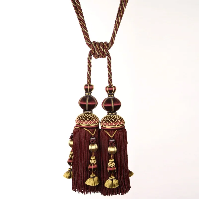 Высокое качество элегантный стиль декоративные занавески украшения аксессуары