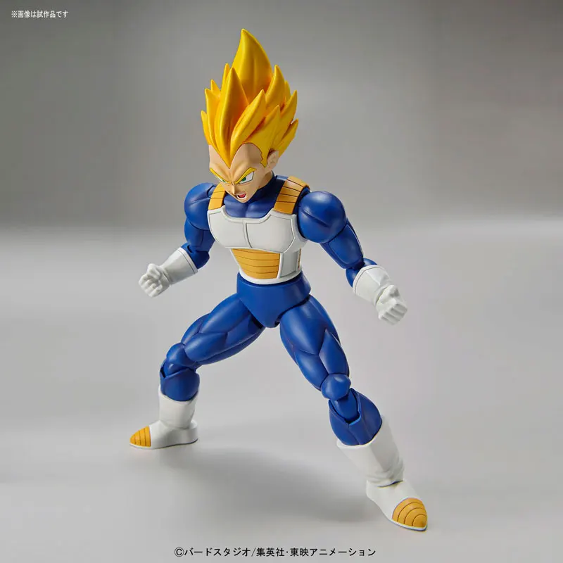 "Dragon Ball Z" Оригинальные BANDAI рисунок талии Стандартный сборки фигурку-super Saiyan vegeta Пластик модель