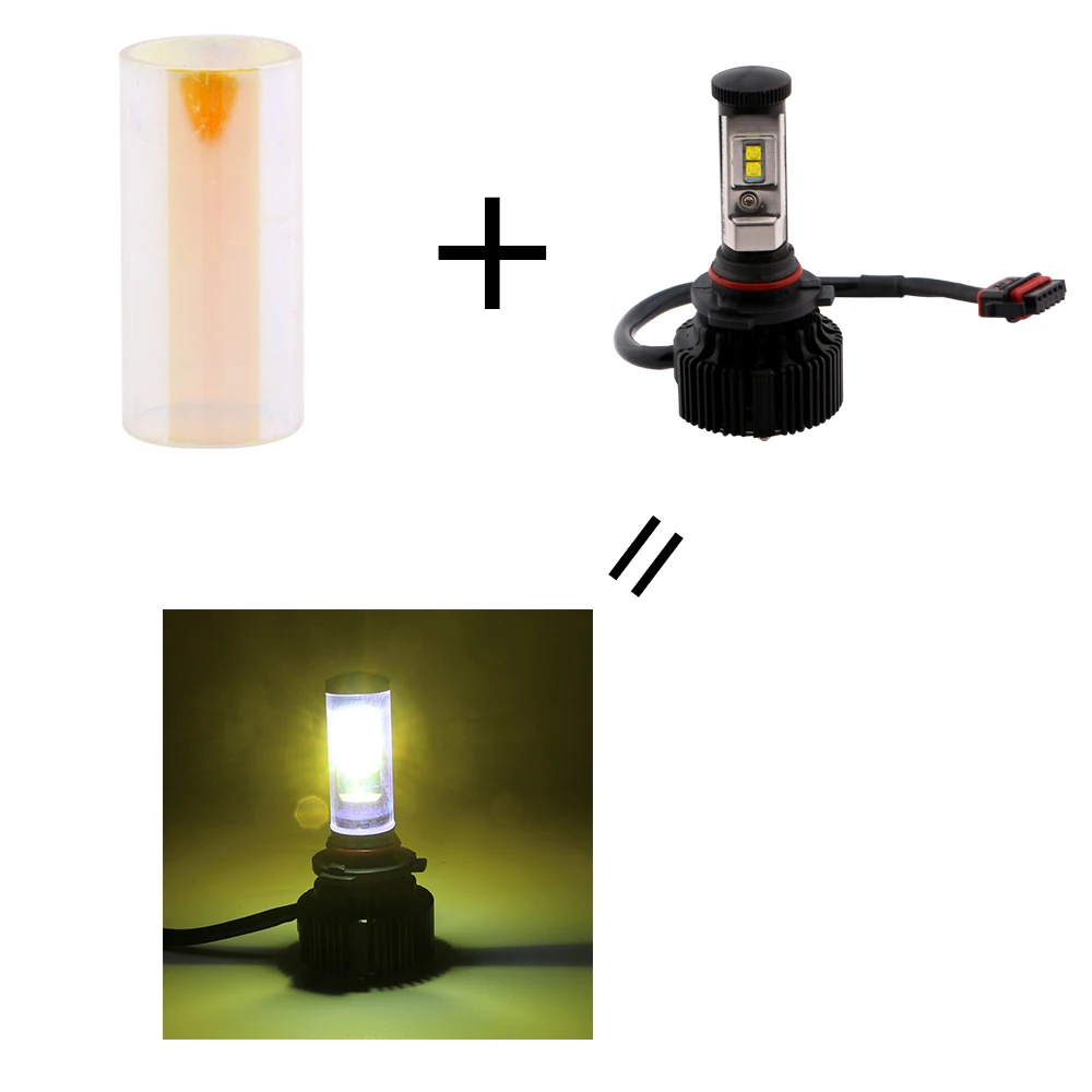 YM E-Bright 1 комплект (2 шт.) Светодиодные Автомобильные фары 9005 9006 H4 H7 H11 35 Вт X6