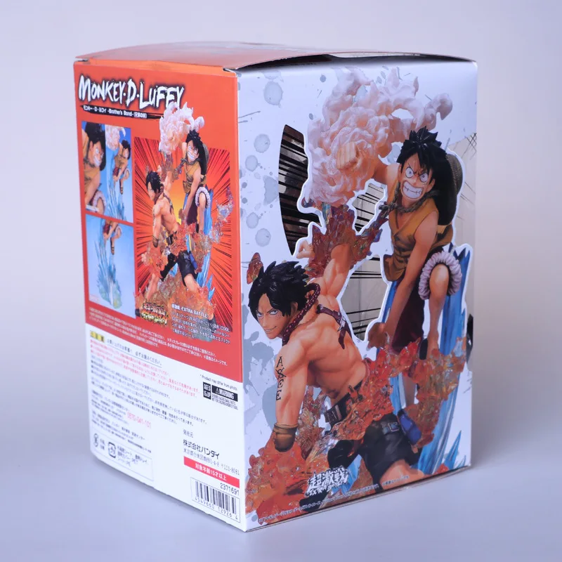 Аниме Одна деталь Figuarts нулевой Monkey D Луффи vs Portgas Ace ПВХ Рисунок Коллекционная