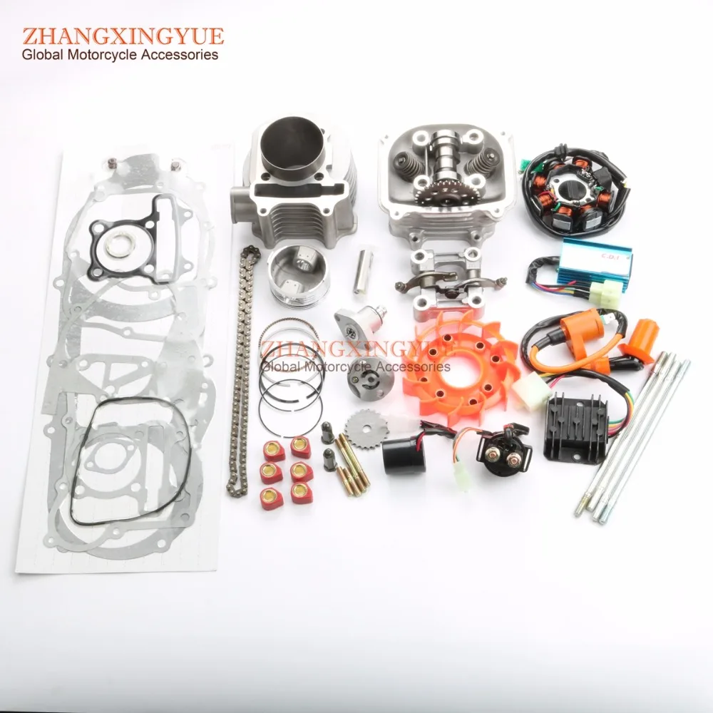 63 мм комплект цилиндров с большим отверстием A9 Cam, гоночный AC CDI ...