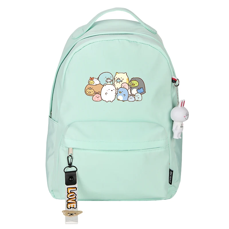 Sumikko гураши рюкзак с принтом Женский Милый Рюкзак Kawaii школьный рюкзак нейлоновый розовый рюкзак мультяшный рюкзак для путешествий