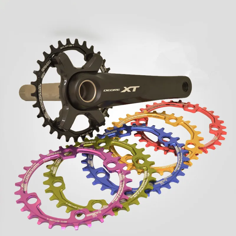 2017 SNAIL Al 7075 CNC 96BCD Mtb велосипед шатун широкая узкая цепь для SHIMANO XT M8000/SLX M7000