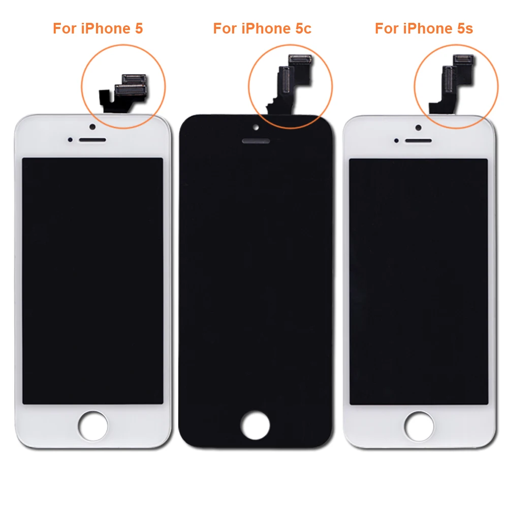 AAA качественный ЖК-дисплей для iPhone 5 5C 5S SE, сменный экран, дигитайзер, сенсорный экран в сборе для iPhone 6, ЖК-экран