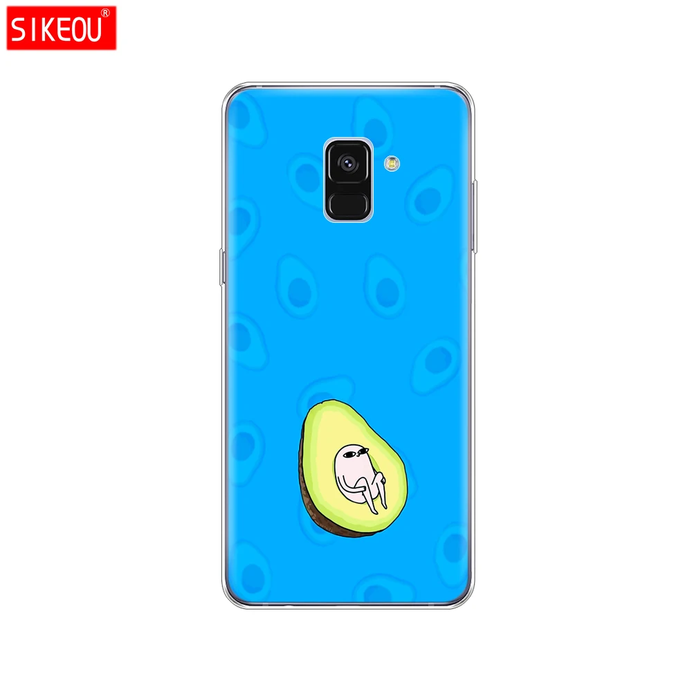 Силиконовый чехол для телефона Samsung Galaxy A8 2018 A3 A310 A5 A510 A7 2016 2017 Милая еда авокадо |