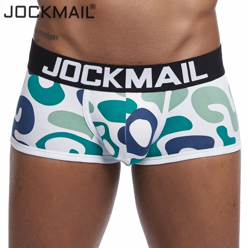 

Мужские дышащие трусы-боксеры JOCKMAIL, нижнее белье из хлопка с u-образной выпуклостью, calzoncillos hombre