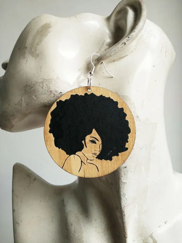 1 пара модные деревянные серьги для женщин|wooden earrings|wooden earrings for womenearrings |