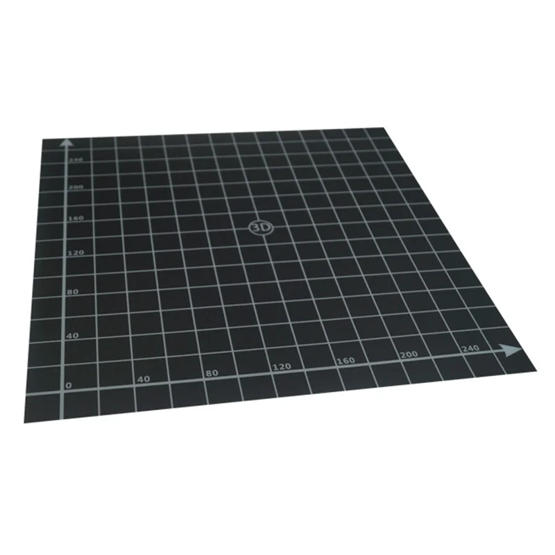3D Printer Heat Hot Bed Sticker Coordinate Printed Surface Black for Parts JLRL88 | Компьютеры и офис