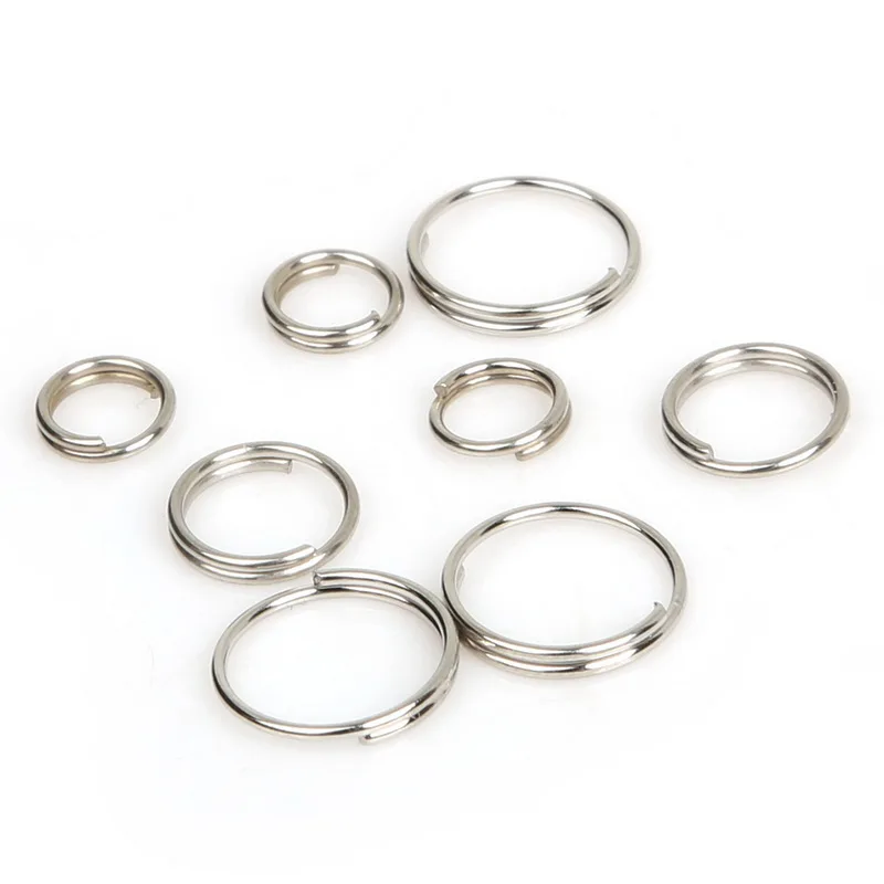 

Free Shipping 6 8 10mm 800pcs/lot Rhodium Plated Alloy Double Loops Open Jump Rings&Split Rings jewelry findings DIY FQA018