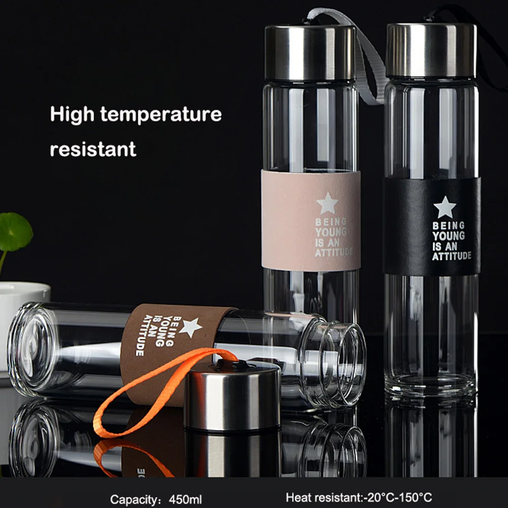 Бутылка для воды из стекла My Botella высокотемпературная Спортивная Подарочная