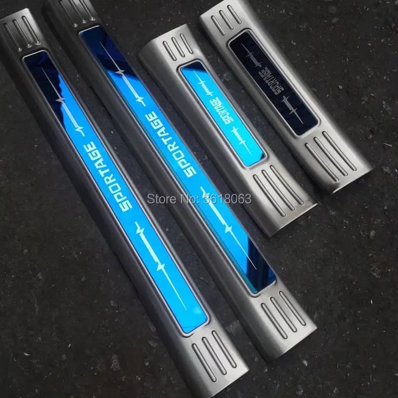 Для KIA Sportage 2017 2018 Накладка на порог Защитная крышка Добро пожаловать педаль