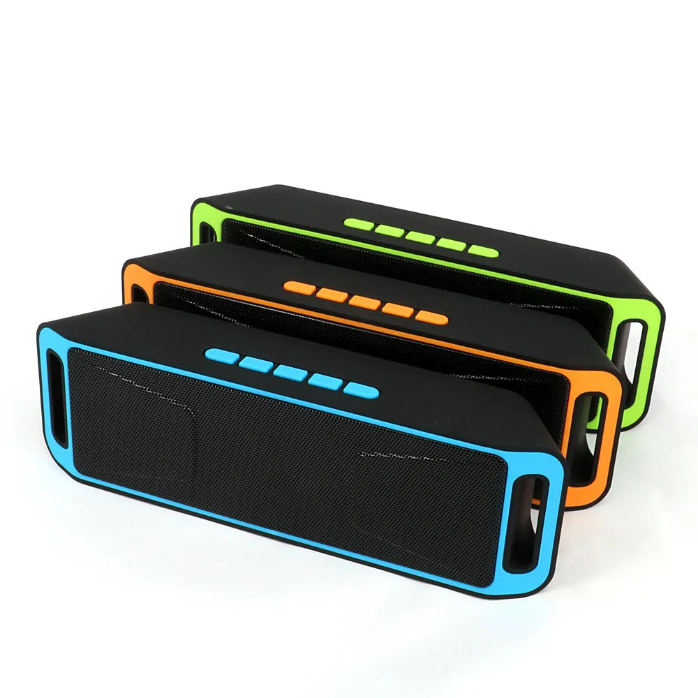 Toproad Портативный Bluetooth Динамик Беспроводной стерео Altavoz звучания Металл плеера