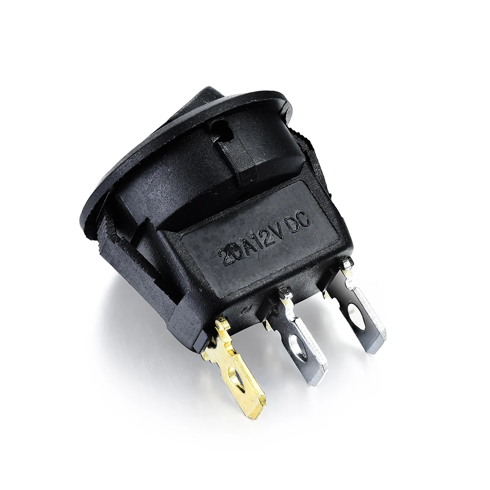 Высококачественный 3-контактный клавишный переключатель с синим светодиодным