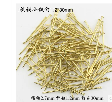 Аксессуары для оборудования крепежные принадлежности Медный гвоздь с круглой