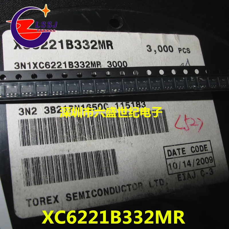 40 шт./лот XC6221B332MR TOREX SOT23-5
