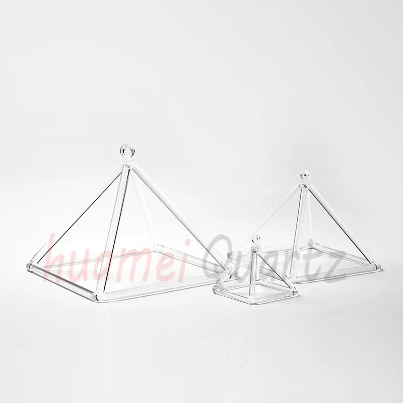 Кристалл поющая Пирамида кварц 10 '' для исцеления и терапии энергии