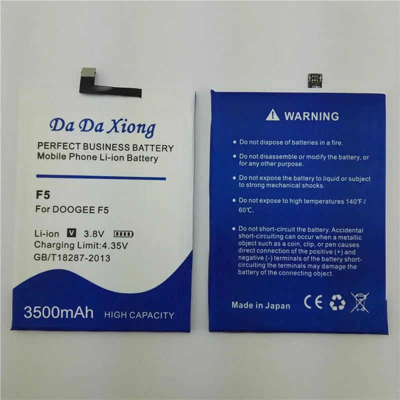 Для DOOGEE F5 Батарея 3500 мА/ч, новинка, модель высокого качества мА/ч. аккумулятор телефона