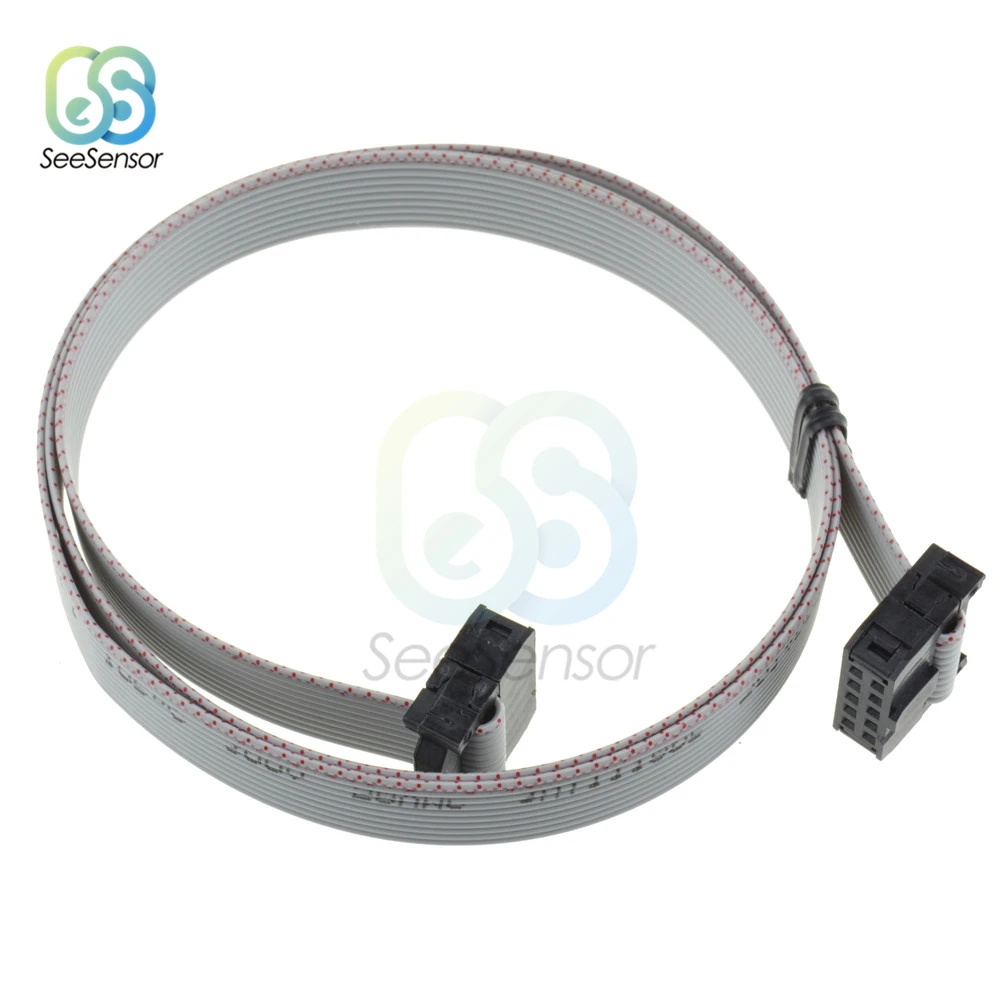 5 шт. 70 см 10 Pin 2 54 мм разъем USB ASP ISP JTAG AVR провод P IDC плоский ленточный кабель для