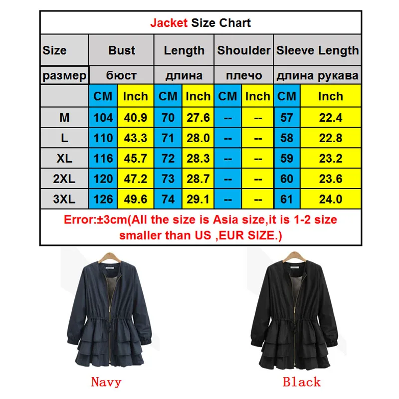 

2020 Autumn Winter Brand Women Clothes European Style Zipper Long Sleeve Ladies Basic Coats Adjusted Waist Street Jacket KE119