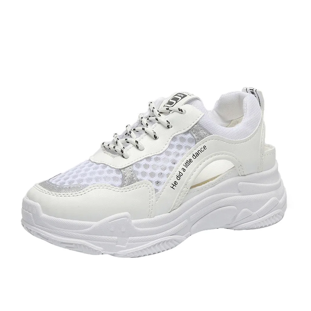Женская спортивная обувь летние кроссовки на шнурках sapato feminino damskie zapatos de mujer #