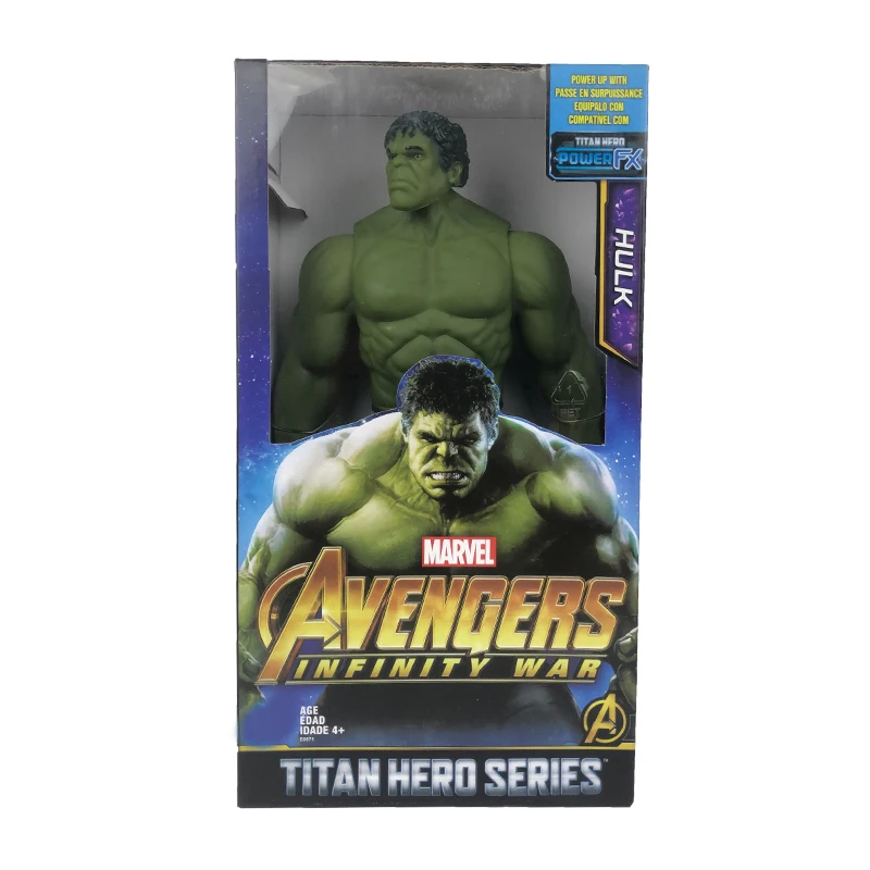 with box Hasbro Marvel игрушки Мститель эндшпиль 30 см супер герой Тор Капитан танос Росомаха Человек-паук Железный человек фигурка игрушка куклы - Цвет: with box