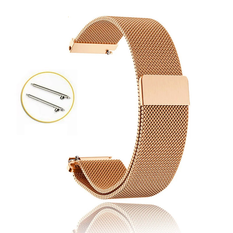 22 мм 20 мм 18 мм для samsung gear sport S2 S3 Frontier классический ремешок для часов huami amazfit bip ремешок huawei GT 2 galaxy watch 42 46 мм ремешок