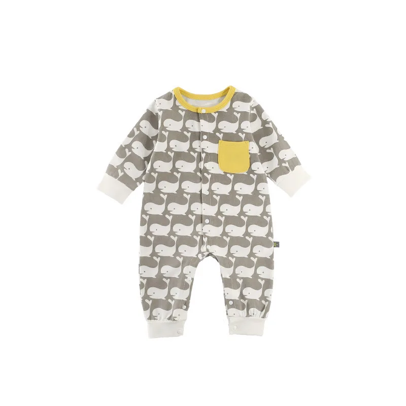 Детский комбинезон коллекция 2018 года осенняя одежда с героями мультфильмов для