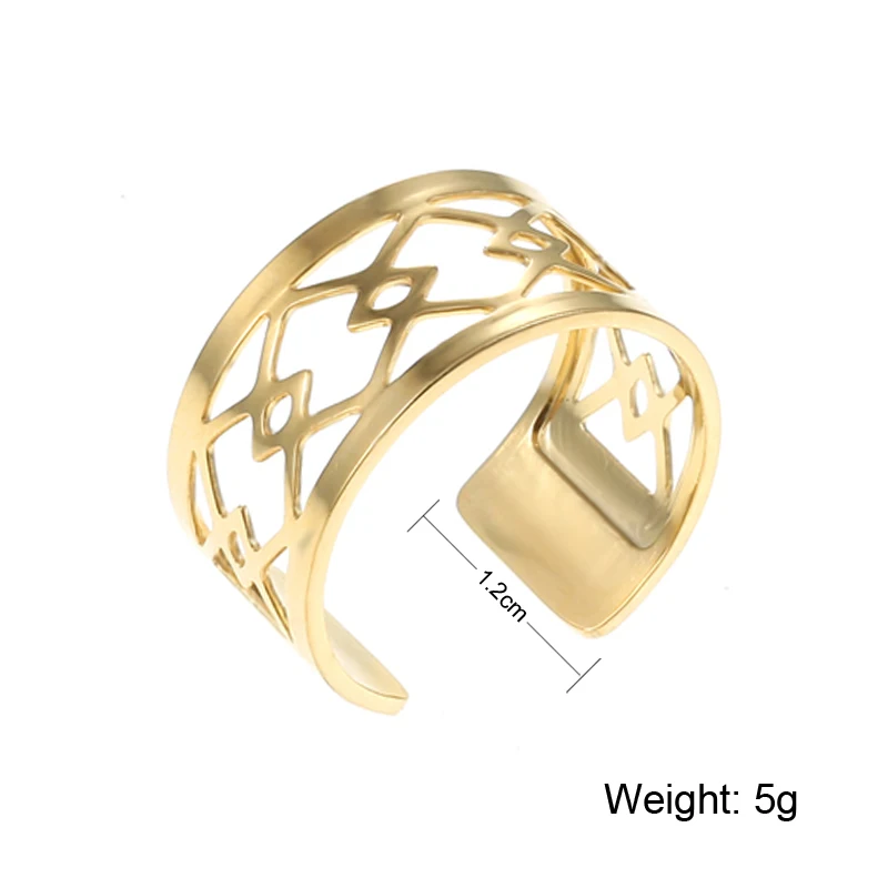 SR00162 Cremo кольцо из нержавеющей стали Bijoux Регулируемый Bague Femme Argent Реверсивные Сменные жоржет кожаные кольца Mujer - Цвет основного камня: SR00162