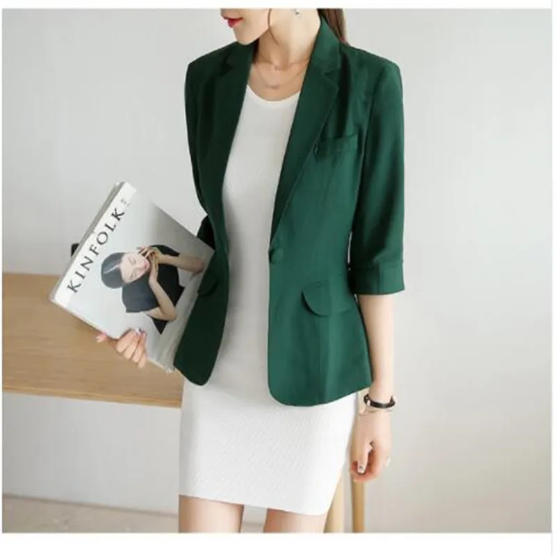 

J60742 Fashion New Small Suit Blazer Casual Plus Size Women Blazers and Jackets