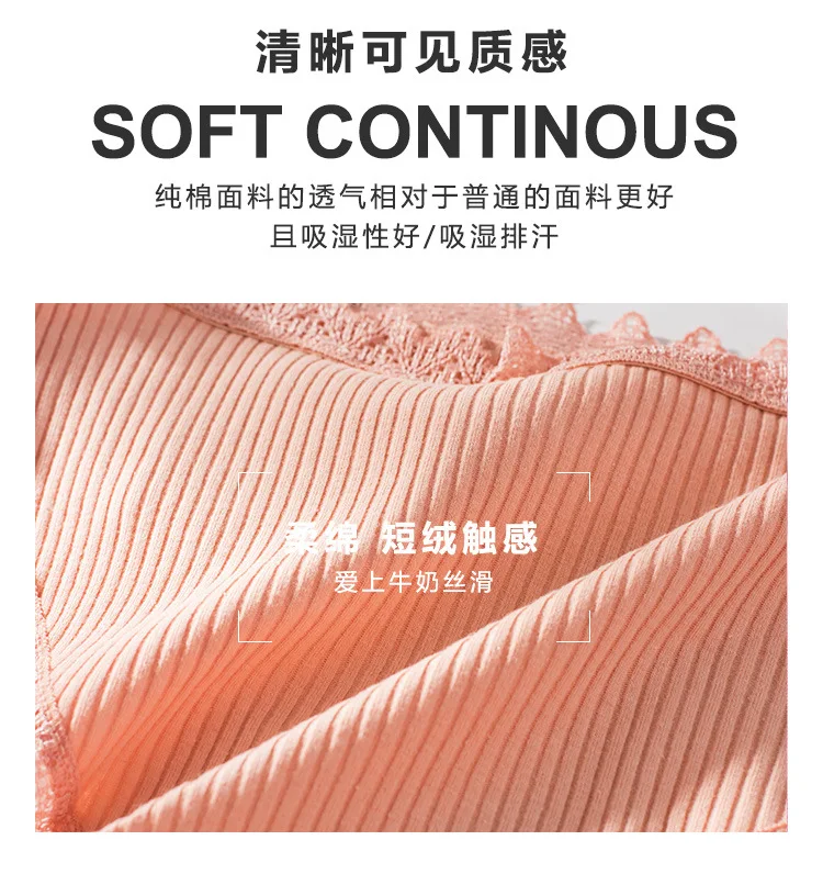 Explosions new thread cotton Japanese bow underwear solid color breathable waist size girls briefs plus size women panties
