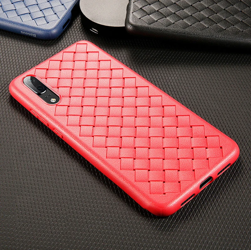 Luxury Grid Case For Huawei Y7 Y6 Y5 Y3 2017 Y9 Prime Y7Pro 2018 2019 P20 Lite Plus Ultra Thin Silicon Phone Cases |