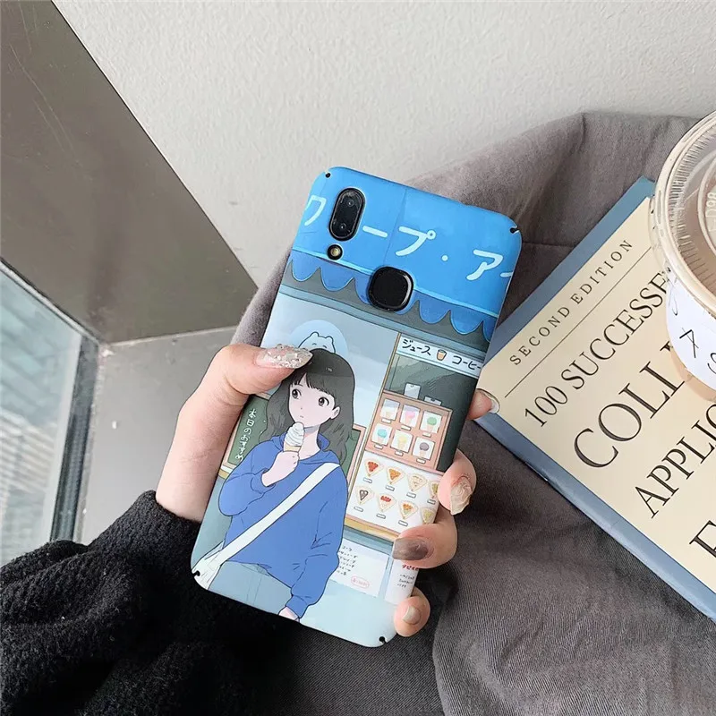 Чехол для телефона Meachy Japanese Girl Для Huawei P30 P20 Pro Lite Honor 10 9 8X P10 Plus Mate 20 Матовый Жесткий